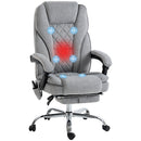 Vinsetto Massage Office Chair, Heated Reclining Desk Chair