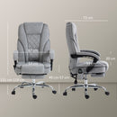 Vinsetto Massage Office Chair, Heated Reclining Desk Chair