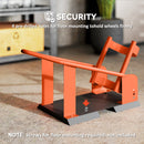 HOMCOM 816.5 kg Motorcycle Wheel Chock, Motorcycle Front Wheel Chock Holder