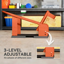 HOMCOM 816.5 kg Motorcycle Wheel Chock, Motorcycle Front Wheel Chock Holder