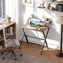 HOMCOM 81.5 Cm Folding Computer Desk For Small Spaces Bedroom