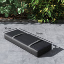 Outsunny Parasol Weights Set, Parasol Base Weights Bags, Black