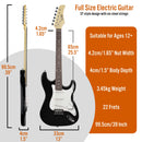 3rd Avenue Electric Guitar Starter Pack - Black