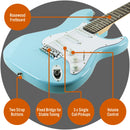 3rd Avenue Electric Guitar Pack - Pastel Blue