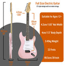 3rd Avenue Electric Guitar Pack - Pastel Pink