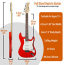 3rd Avenue Electric Guitar Starter Pack - Red