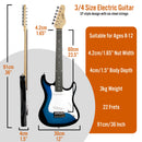3rd Avenue 3/4 Size Electric Guitar Starter Pack - Blueburst
