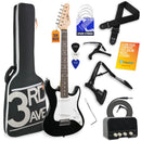3rd Avenue 3/4 Size Electric Guitar Starter Pack - Black