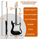 3rd Avenue 3/4 Size Electric Guitar Starter Pack - Black