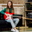 3rd Avenue 3/4 Size Electric Guitar Starter Pack - Red