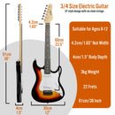 3rd Avenue 3/4 Size Electric Guitar Starter Pack - Sunburst