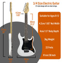 3rd Avenue 3/4 Size Electric Guitar Starter Pack - White