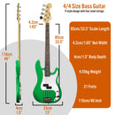 3rd Avenue Bass Guitar Starter Pack - Green