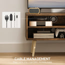 HOMCOM TV Unit Cabinet for TVs up to 55Inches with Cupboard Shelves