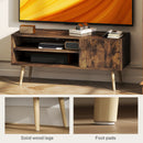 HOMCOM TV Unit Cabinet for TVs up to 55Inches with Cupboard Shelves