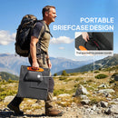 HOMCOM 100W Portable Solar Panel Solar Charger with USB-A & USB-C Output