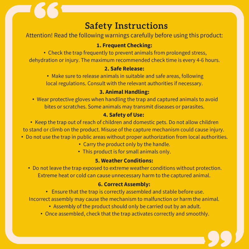 Outsunny Single Door Rat Trap for Small Animals, Dark Green