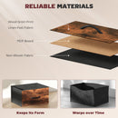 HOMCOM Fabric Chest Of Drawers, 8 Drawer Dresser For Bedroom