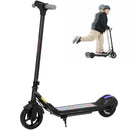 SPORTNOW Electric Scooter, Lightweight E Scooter With LED Display, Black