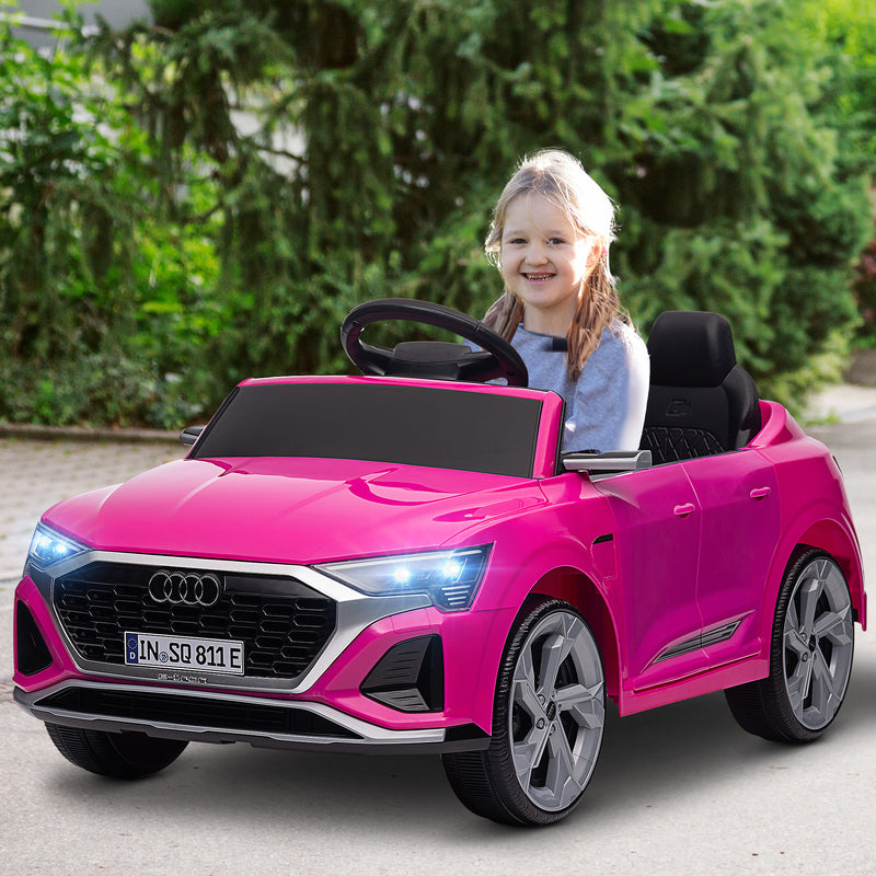 AIYAPLAY Audi Q8 e-tron Sportback Kids Electric Car w/ Remote - Pink