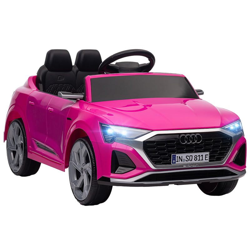 AIYAPLAY Audi Q8 e-tron Sportback Kids Electric Car w/ Remote - Pink