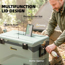 Outsunny Compressor Car Fridge Freezer, Camping Refrigerator W/ App Control
