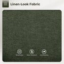 HOMCOM Swivel Bar Stools Set Of 2 Height Adjustable Bar Chairs