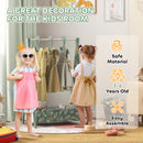 AIYAPLAY Baby Clothing Rack with Hangers, Shelf, Kids Clothes Rail