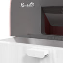 PawHut Cat Litter Box Kitten Litter Tray w/ Lid, Scoop, Filter, Flap Door, Pink
