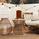 Outsunny Stainless Steel Smokeless Wood Burning Firepit Garden Fire Pit