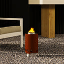 Outsunny Stainless Steel Smokeless Wood Burning Firepit Garden Fire Pit
