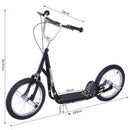 HOMCOM Youth Scooter -  Black