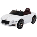 HOMCOM Kids Electric Ride-on Car with Lights-White
