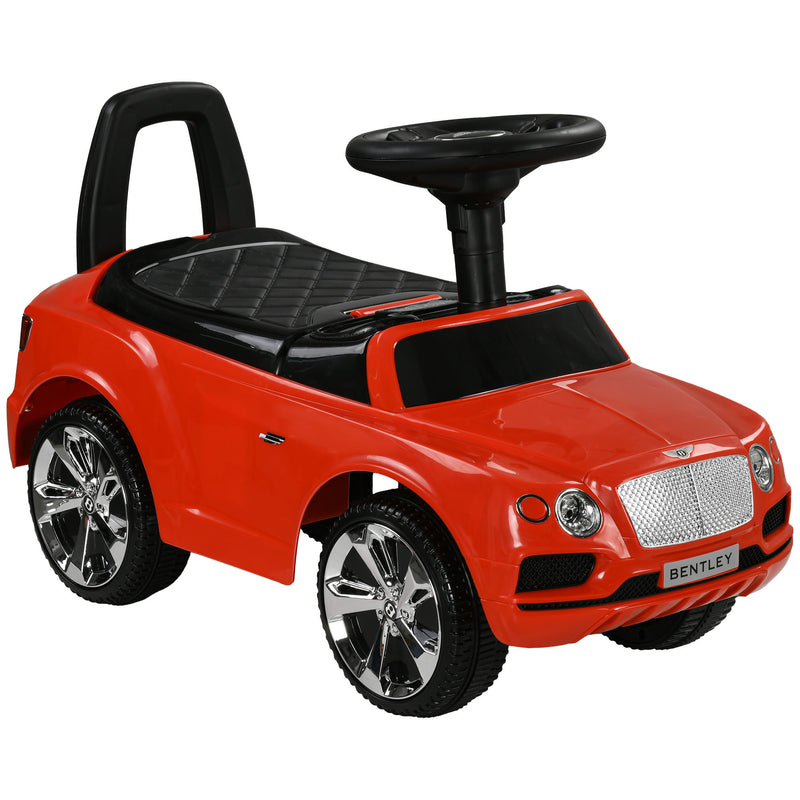 AIYAPLAY Bentley Licensed Ride On Car, Foot To Floor W/ Music Horn - White