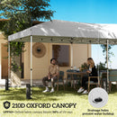 Outsunny 3 X 6 M Pop Up Gazebo, UPF50+ Wedding Party Tent Marquee, White