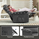 HOMCOM Power Lift Recliner Electric Reclining Chair With Remote Dark Grey