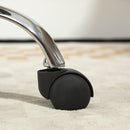 HOMCOM Office Chair Beauty Salon Rolling Technician Stool Chair - Black/Grey/Pink