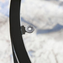 HOMCOM Glass Coffee Table Set Of 2, Round Nest Of Tables For Living Room