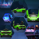 AIYAPLAY Orange McLaren 765LT Licensed 12V Kids Ride On Car W/ MP3 Music