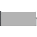 Outsunny Side Awning Retractable, Privacy Screen, 400x180cm, Light Grey