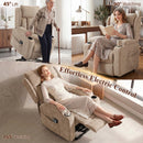 HOMCOM Power Recliner Chair W/ Massage And Heat, Electric Lift Chair, Brown