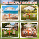 AIYAPLAY Children Table And Chair Set, Kids Patio Set With Umbrella
