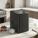 HOMCOM Countertop Ice Maker Machine Compact Ice Cube Maker With Scoop Black