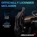HOMCOM McLaren Licensed Kids Electric Ride-On Car w/ Remote Control - Black