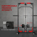SPORTNOW Cable Crossover Machine, Multifunction Power Cage with Pull Up Bar