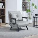 HOMCOM Click Clack Single Chair Bed Settee for Living Room