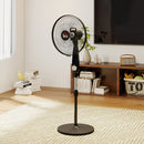 HOMCOM 16" Oscillation Cooling Fan With Remote Adjustable Height Black