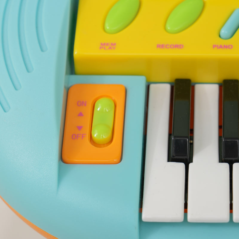 AIYAPLAY 37 Keys Kids Piano W/ Microphone, Stool, Record & Replay Function