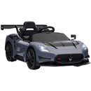 AIYAPLAY Maserati GT2 Licensed 12V Electric Ride On Car W/ Remote - Grey/Pink/White