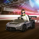 AIYAPLAY Maserati GT2 Licensed 12V Electric Ride On Car W/ Remote - Grey/Pink/White